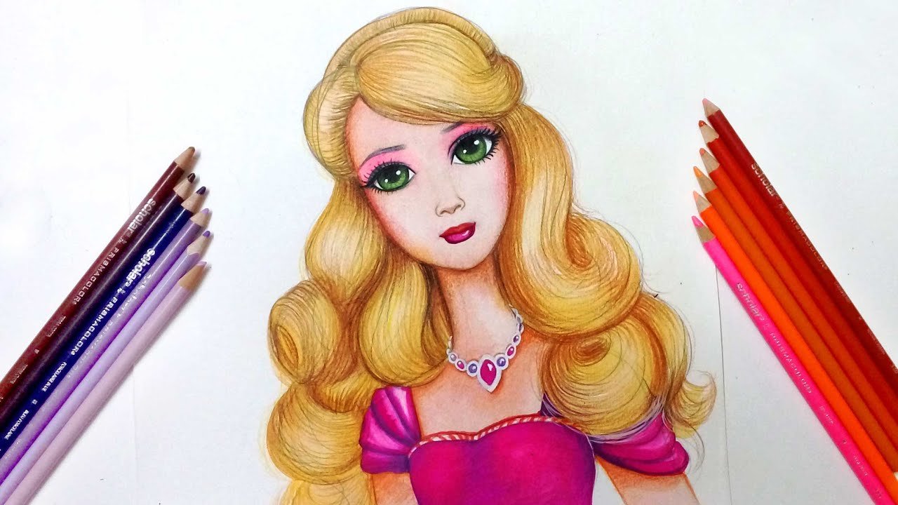 Beautiful:3pjvdgnl7aw= Barbie Drawing
