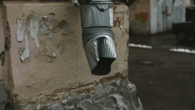 fixing a broken drain