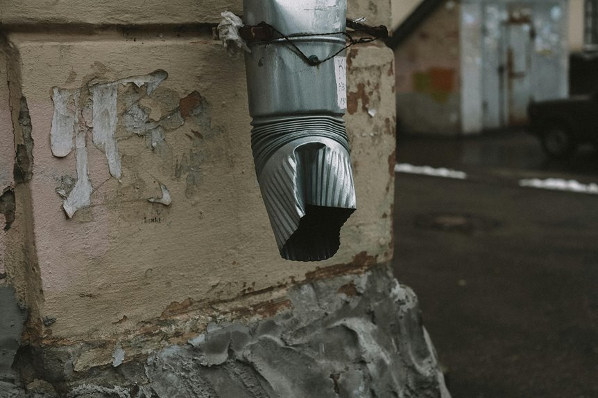fixing a broken drain
